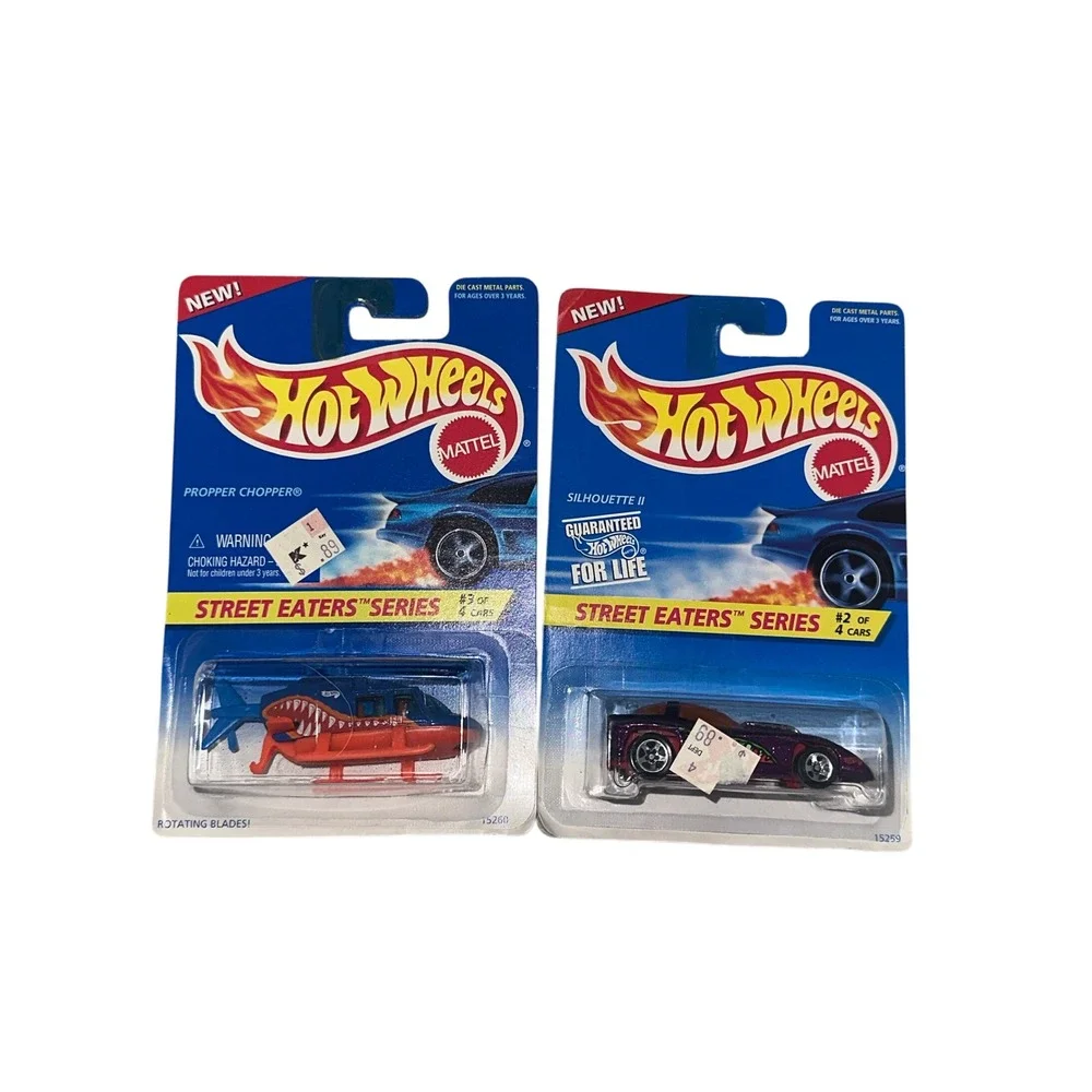 Hot Wheels Street Eaters Series Propper Chopper Silhouette II 1995 Mattel Lot 2